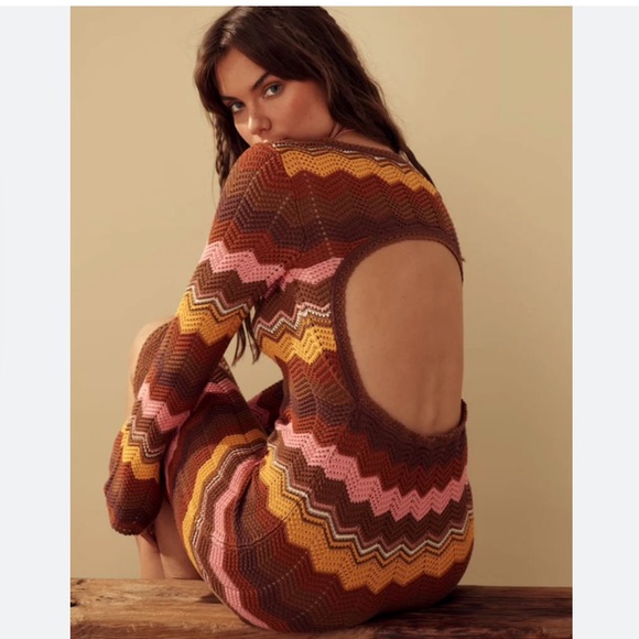 Spell Ziggy Crochet Dress - Picture 5 of 11